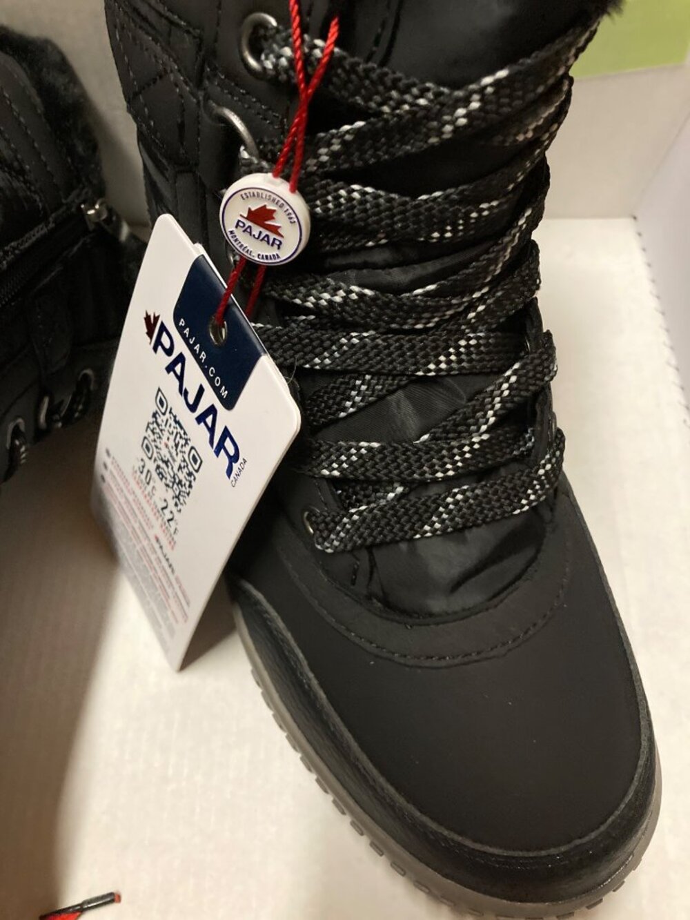 Waterproof Black Pajar Snow Boots for Women, Insulated Karley EU 36 US 5-5.5 New - Picture 3 of 5